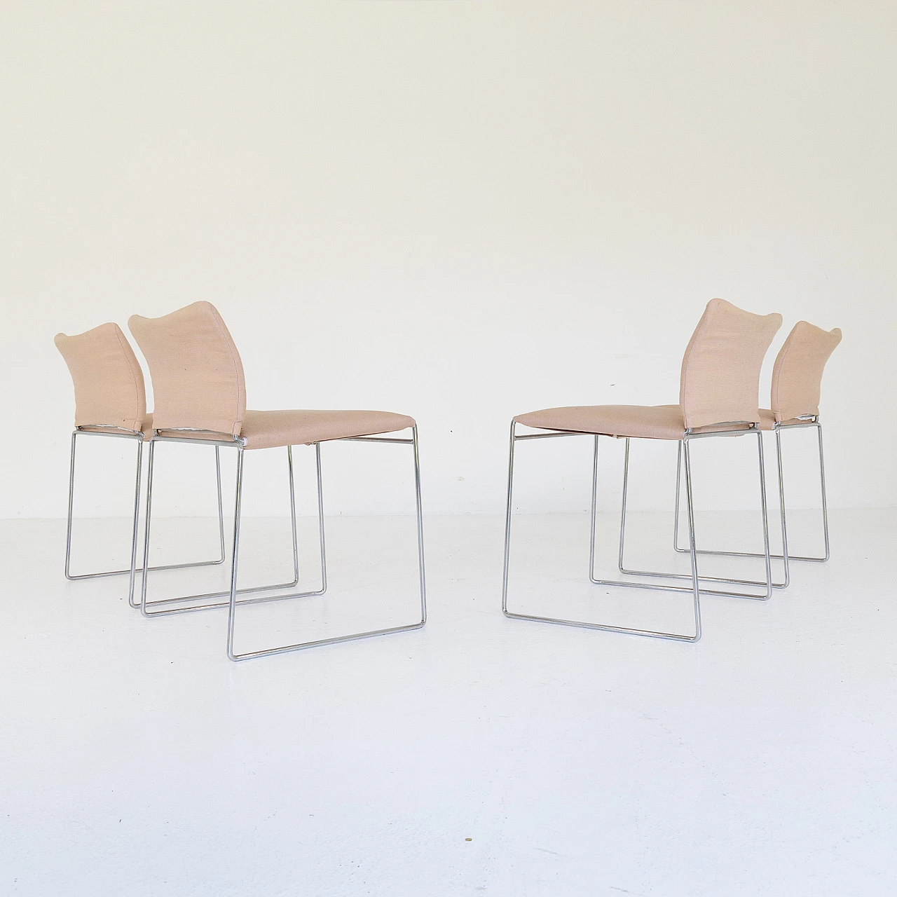 4 Maja chairs by Kazuhide Takahama for Gavina, 1970s 6