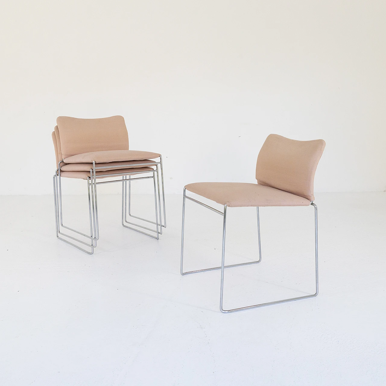 4 Maja chairs by Kazuhide Takahama for Gavina, 1970s 9