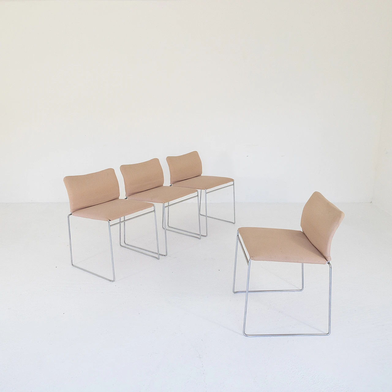 4 Maja chairs by Kazuhide Takahama for Gavina, 1970s 10