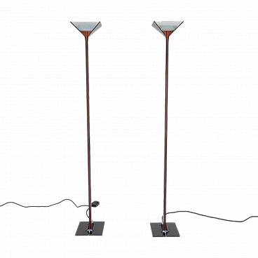 Pair of Papillona floor lamps by Tobia Scarpa for Flos, 1975