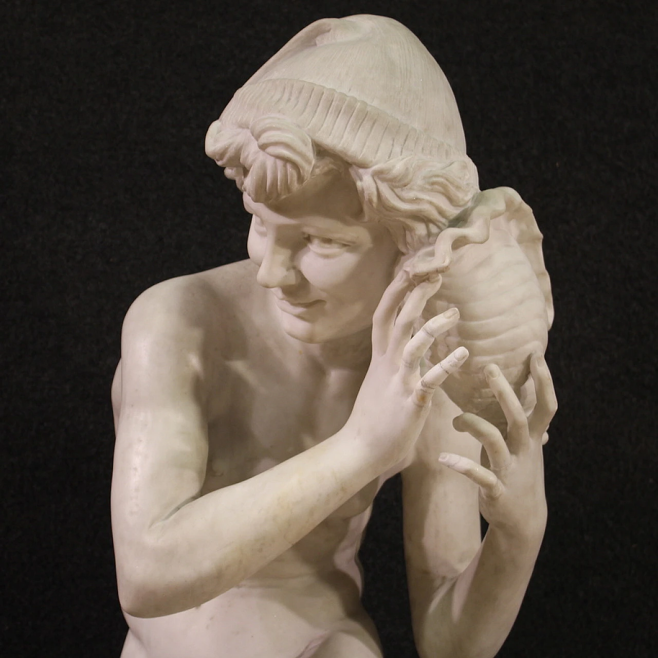 Da Jean-Baptiste Carpeaux, scultura in marmo firmato, '800 3