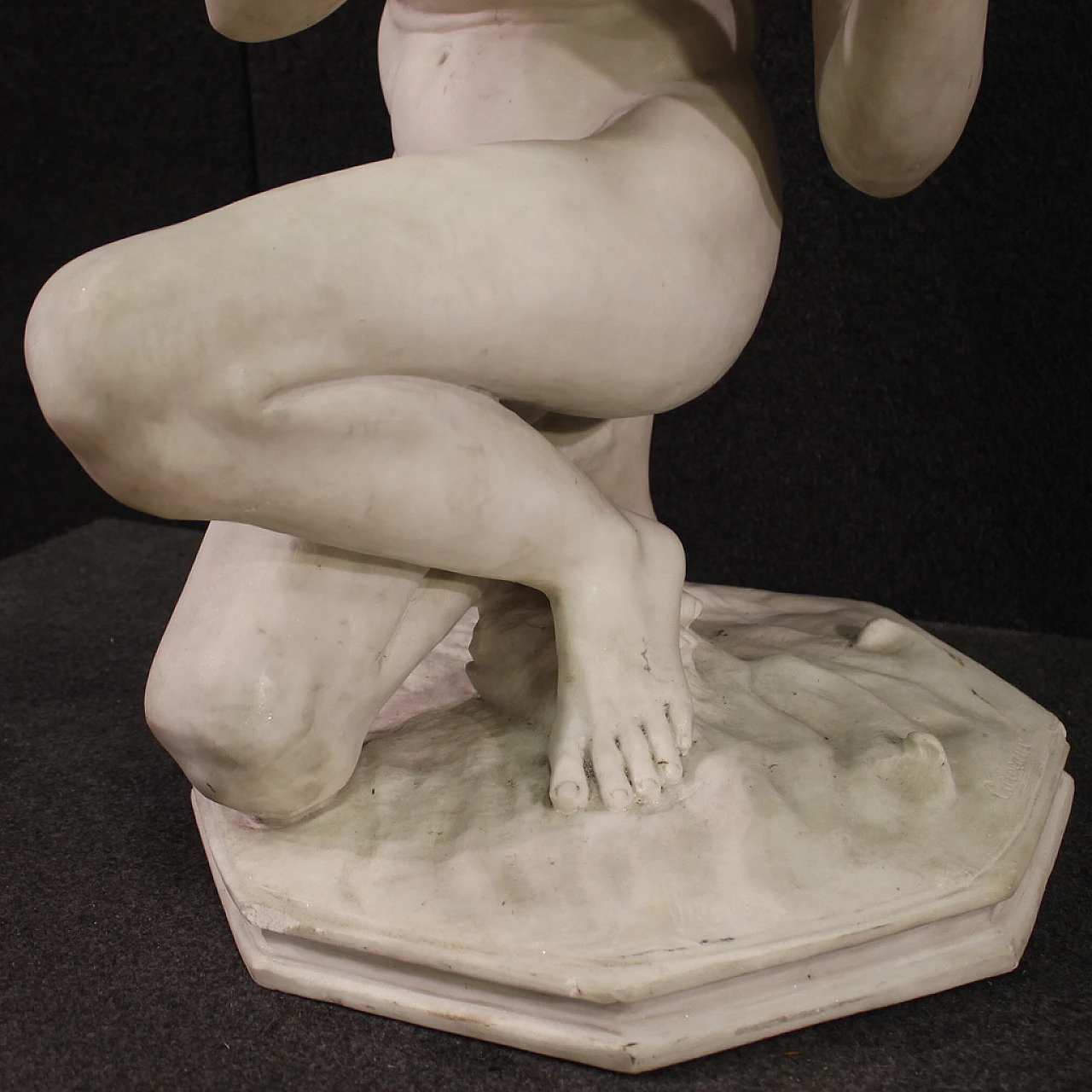 Da Jean-Baptiste Carpeaux, scultura in marmo firmato, '800 4