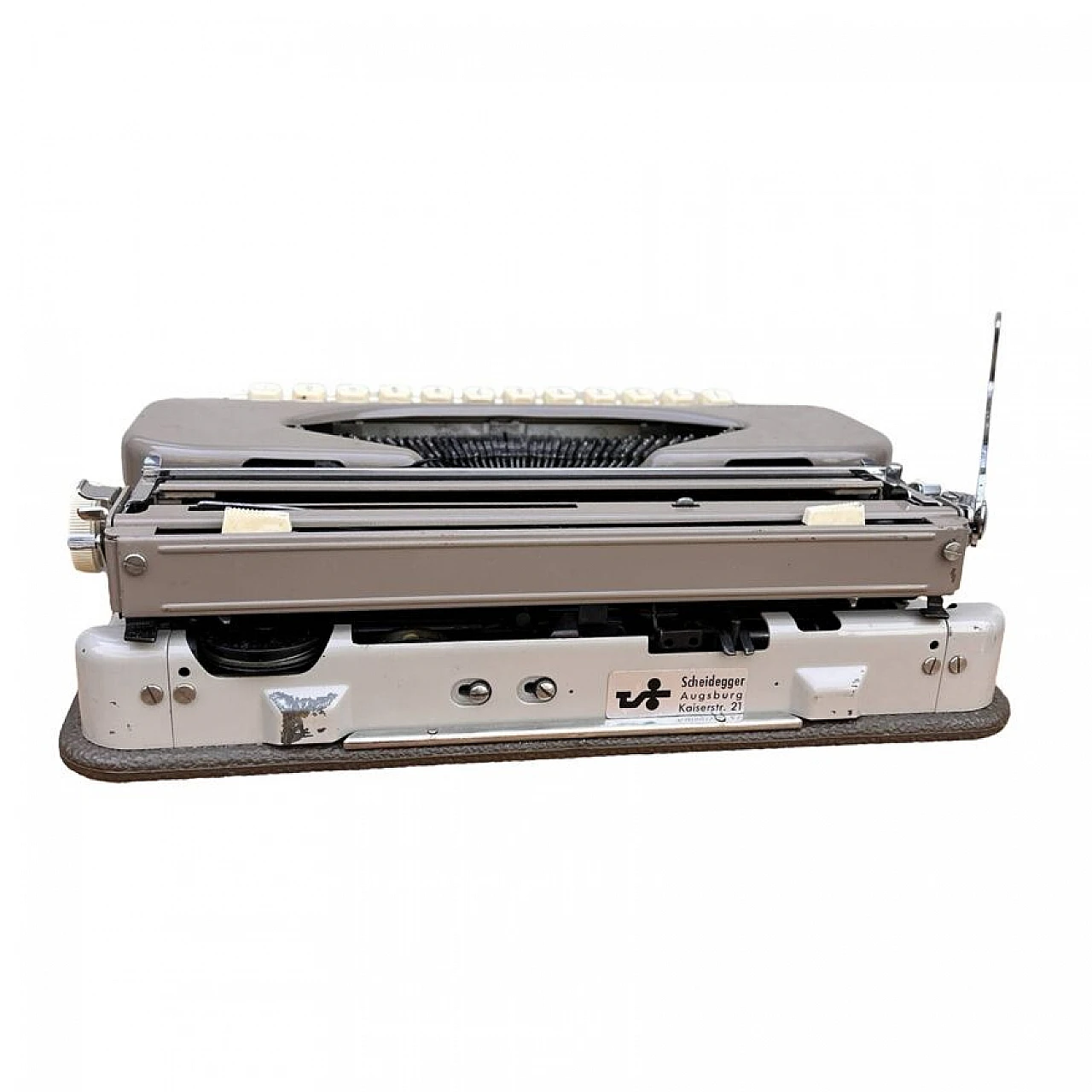 Scheidegger Princess-Matic case typewriter, 1960s 1