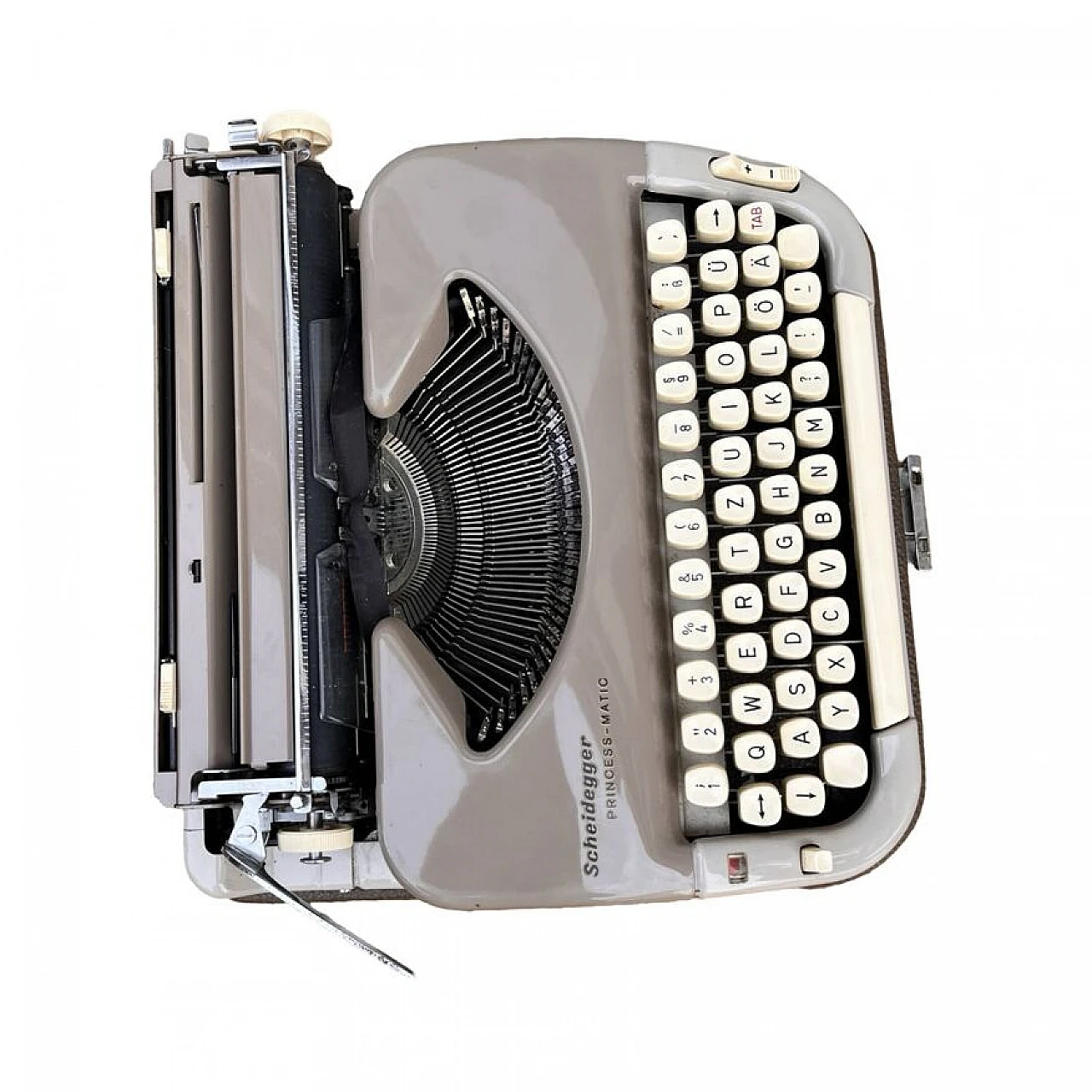 Scheidegger Princess-Matic case typewriter, 1960s 6