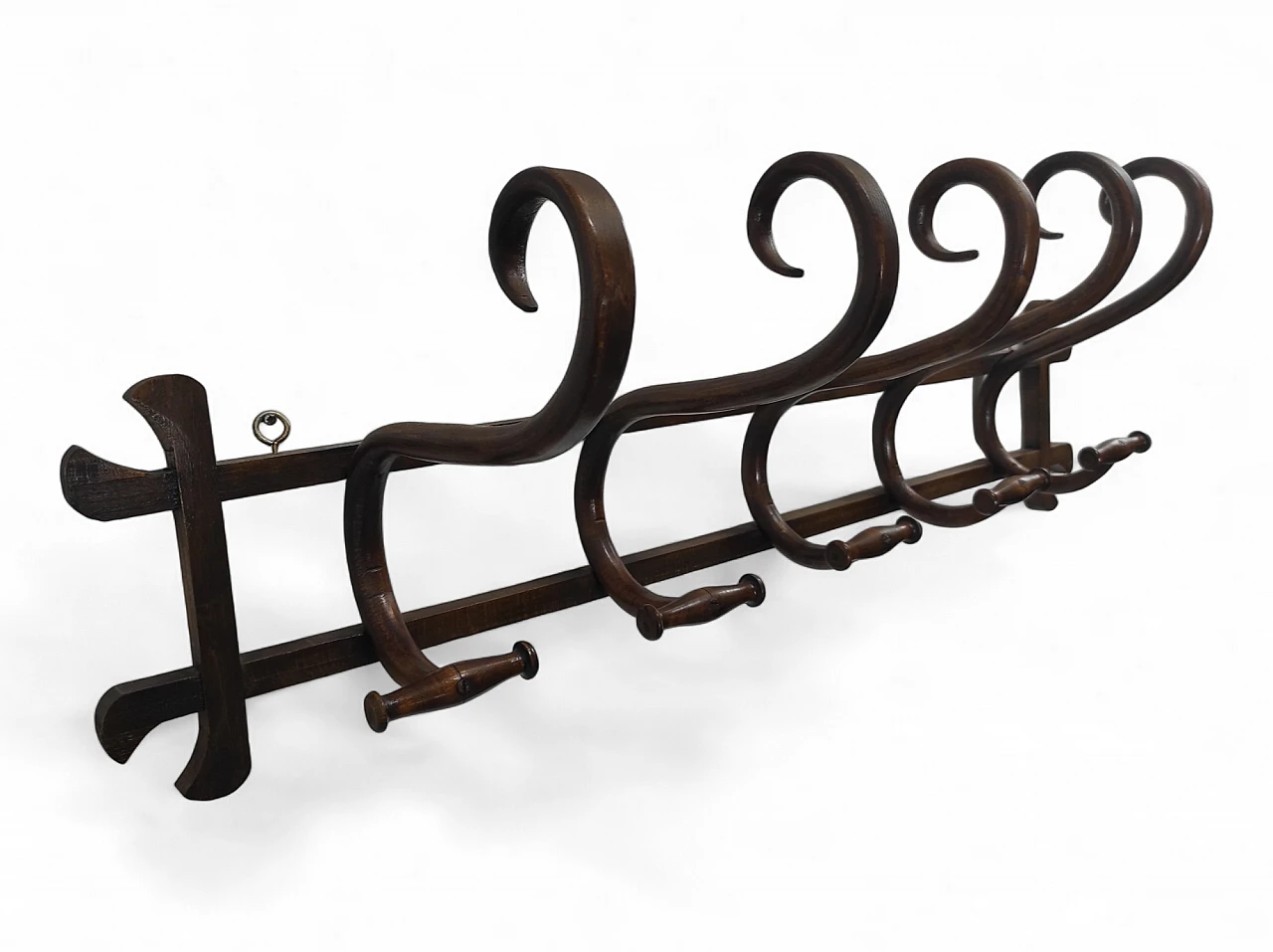 Art Nouveau coat hanger model no. 1 attributed to Thonet, 1910s 4