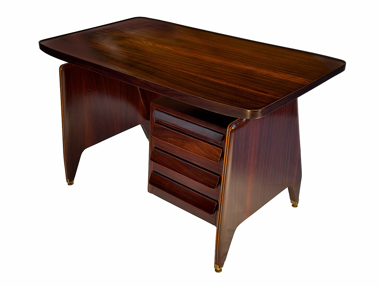 Italian Mid-Century Writing Desk by Vittorio Dassi, 1950s 30