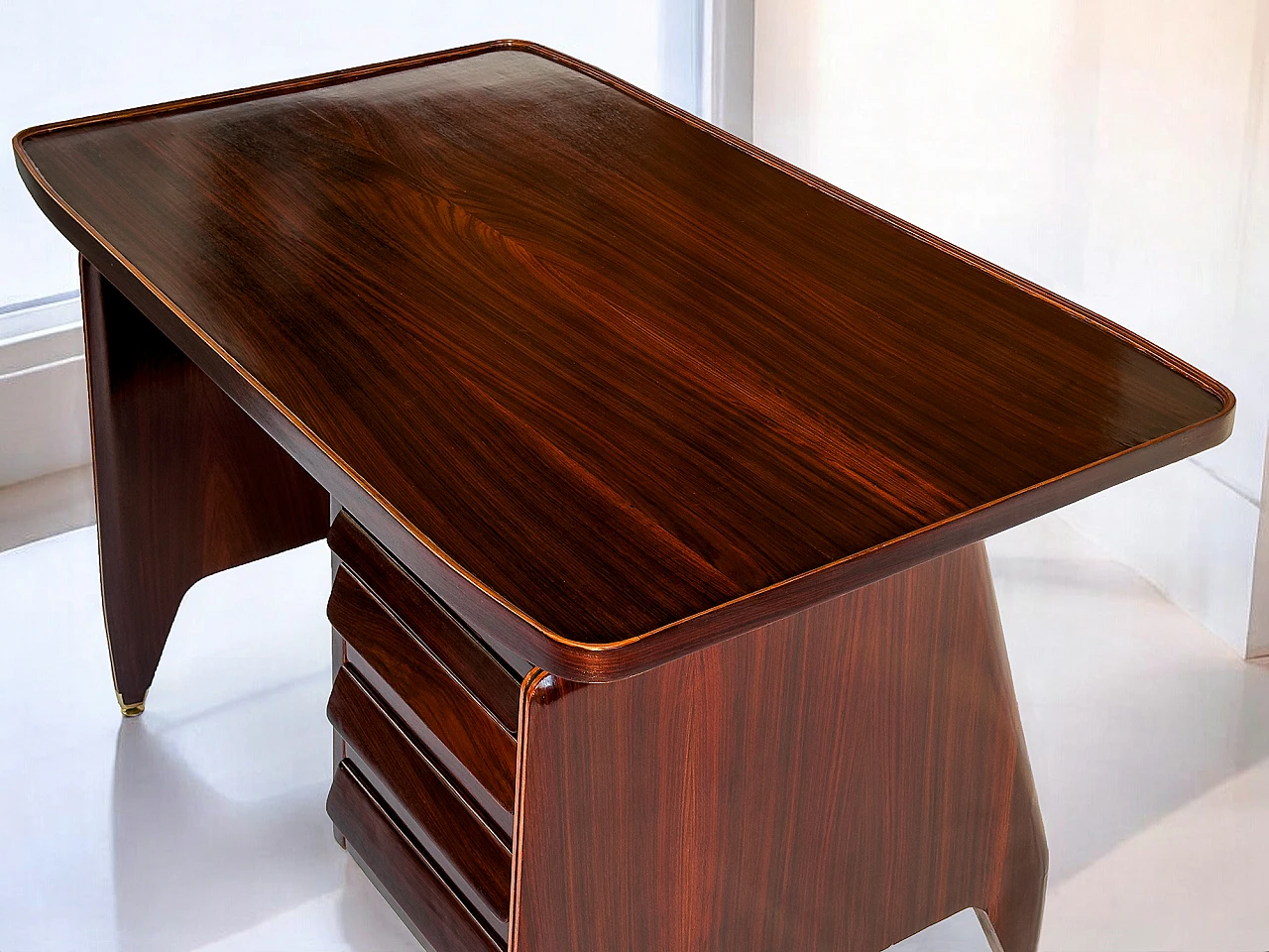 Italian Mid-Century Writing Desk by Vittorio Dassi, 1950s 40