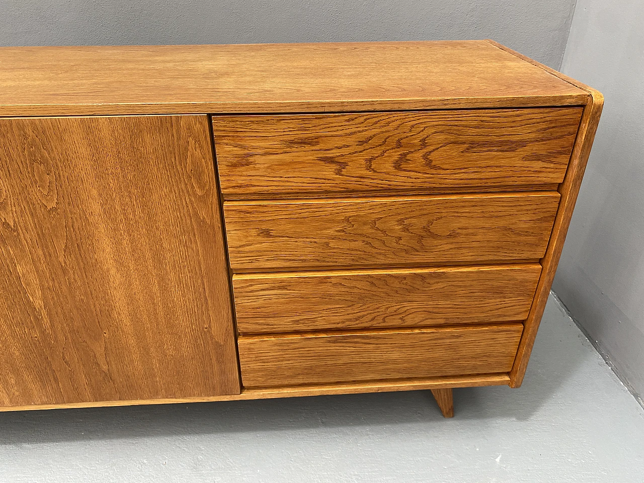 Credenza Mid Century U-460 di Jiří Jiroutek per Interiér Praha, Repubblica ceca 15