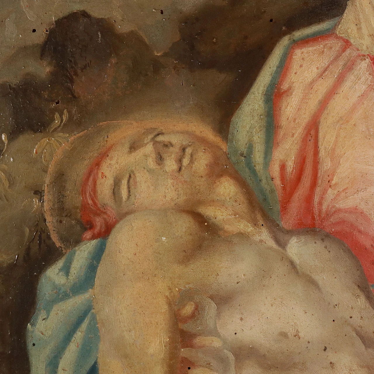 Pietà, olio su tavola, '800 5