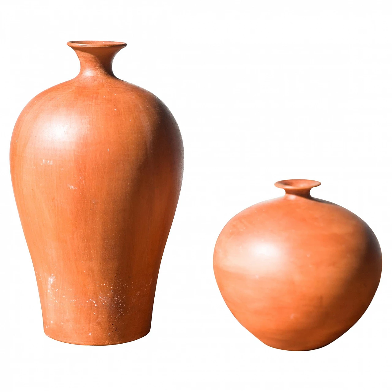 Coppia di vasi in terracotta, anni '80 1