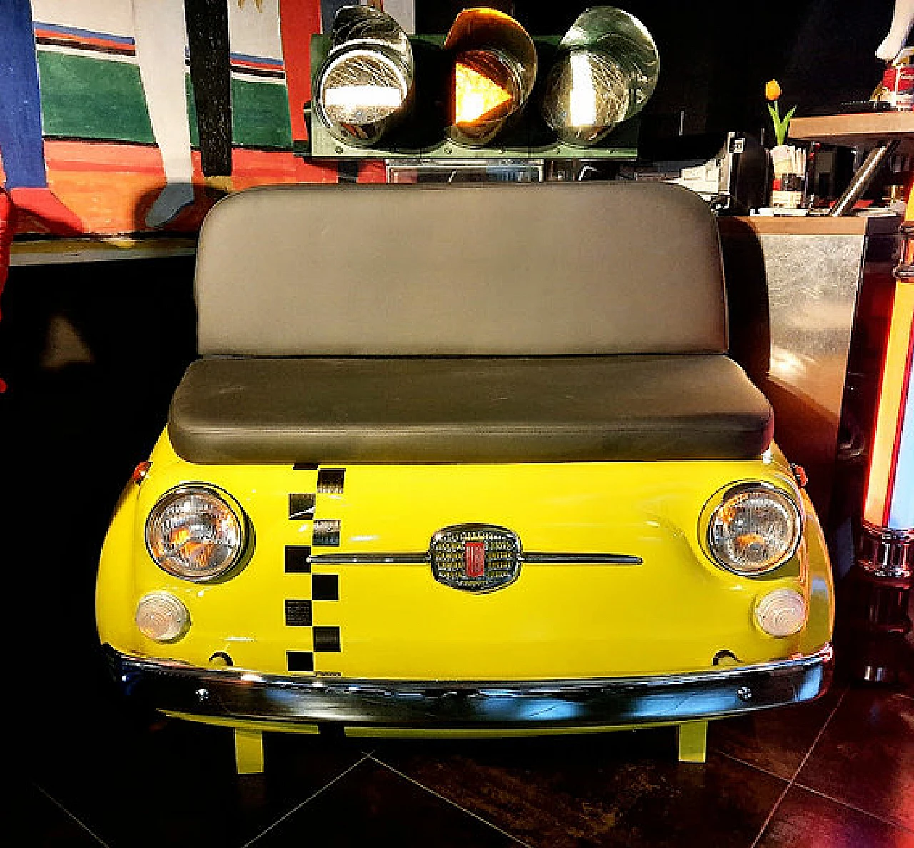 Divanetto Fiat 500 in skai 5