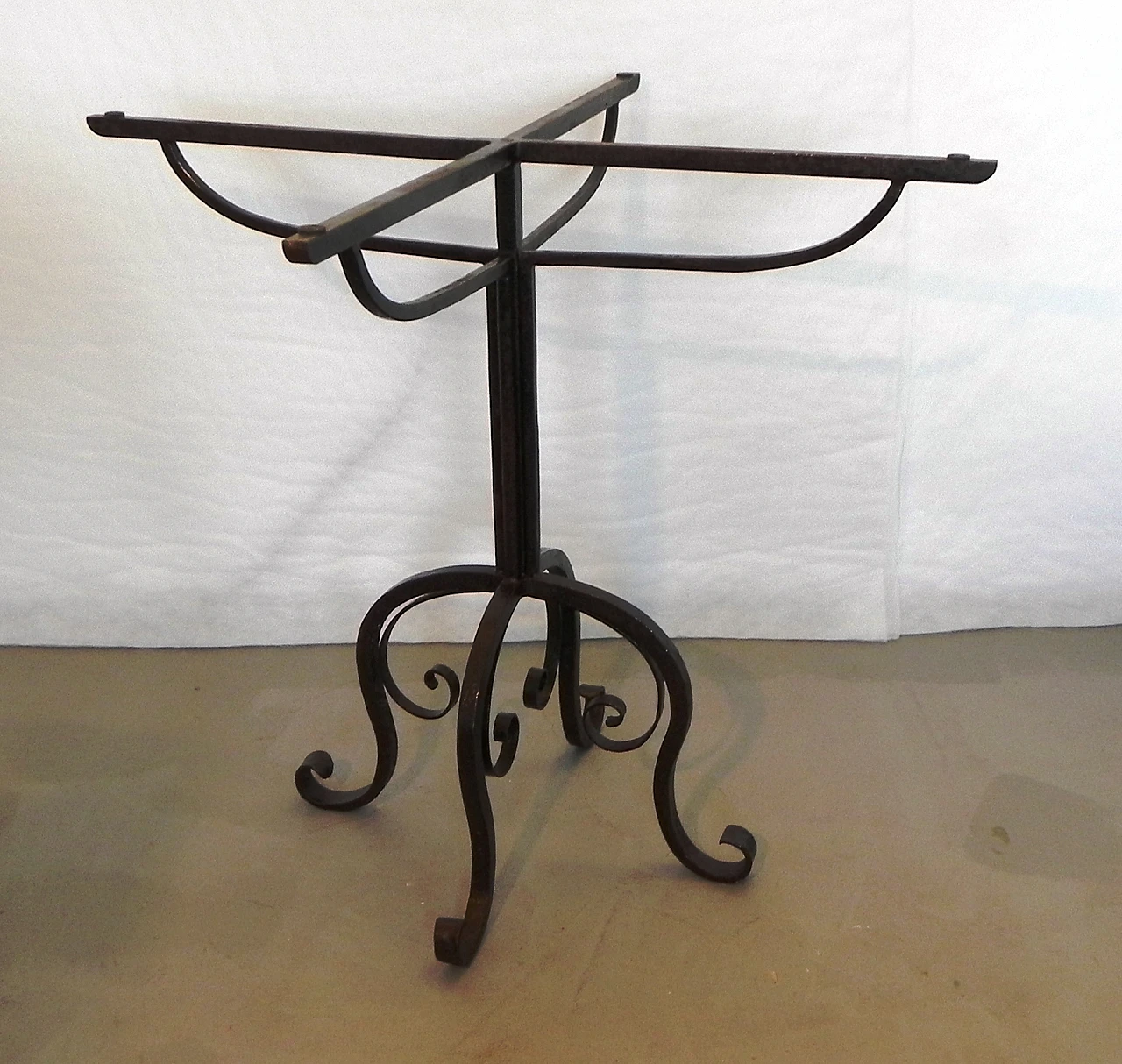 wrought iron coffee table, 1950s 6