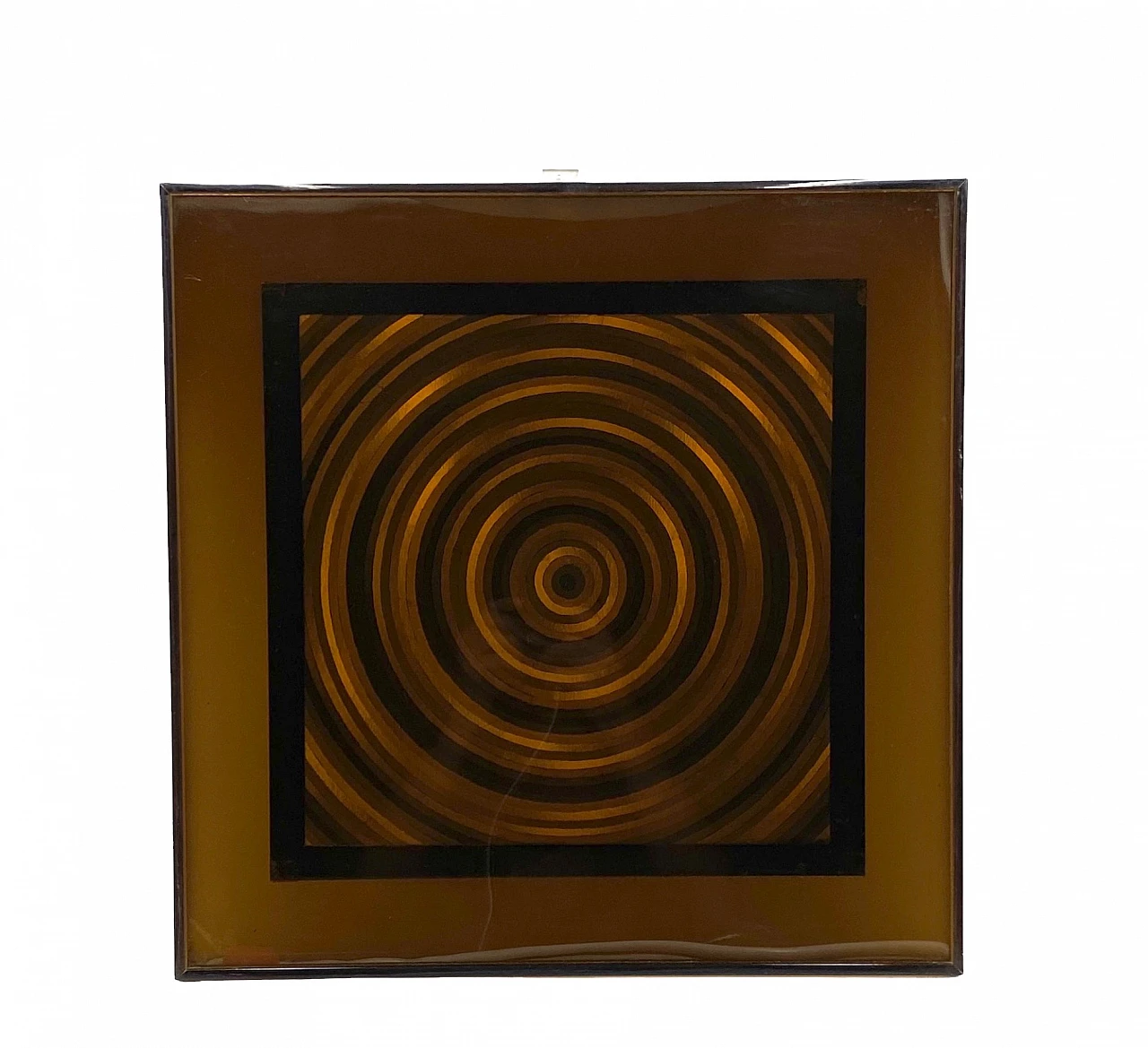 Abstract art geometric graphic acrylic, Italy 1970s 5