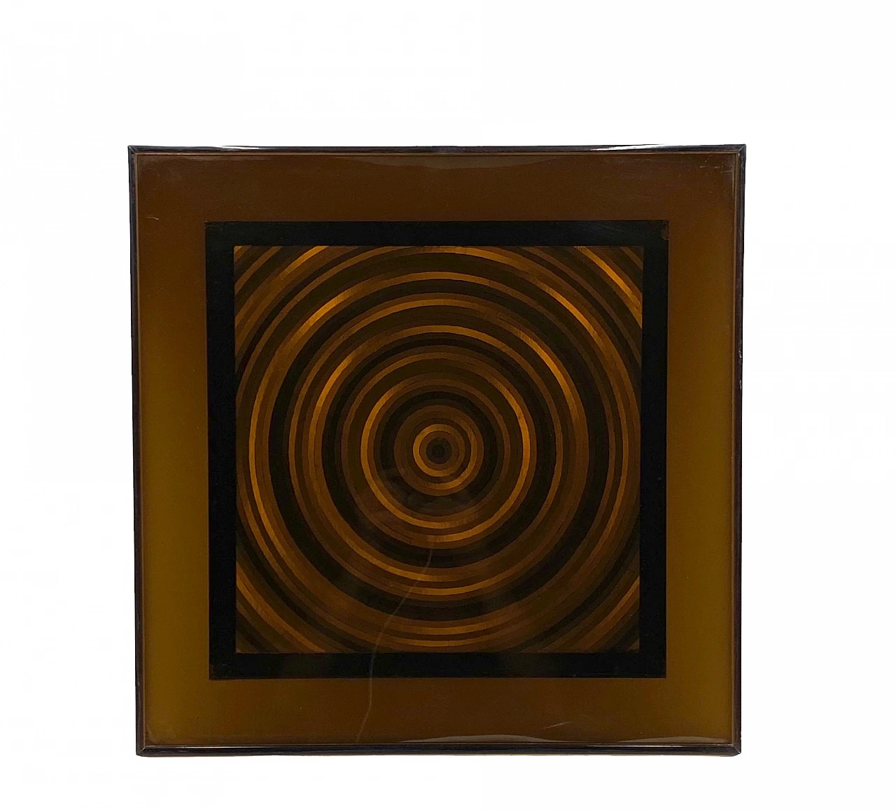 Abstract art geometric graphic acrylic, Italy 1970s 6