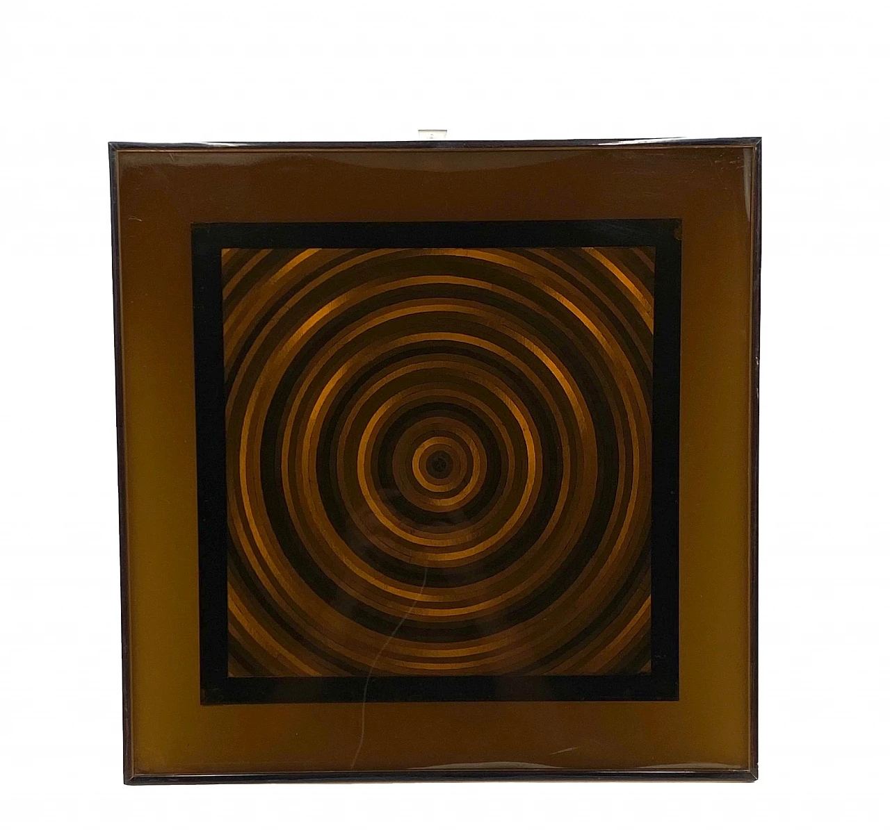 Abstract art geometric graphic acrylic, Italy 1970s 9