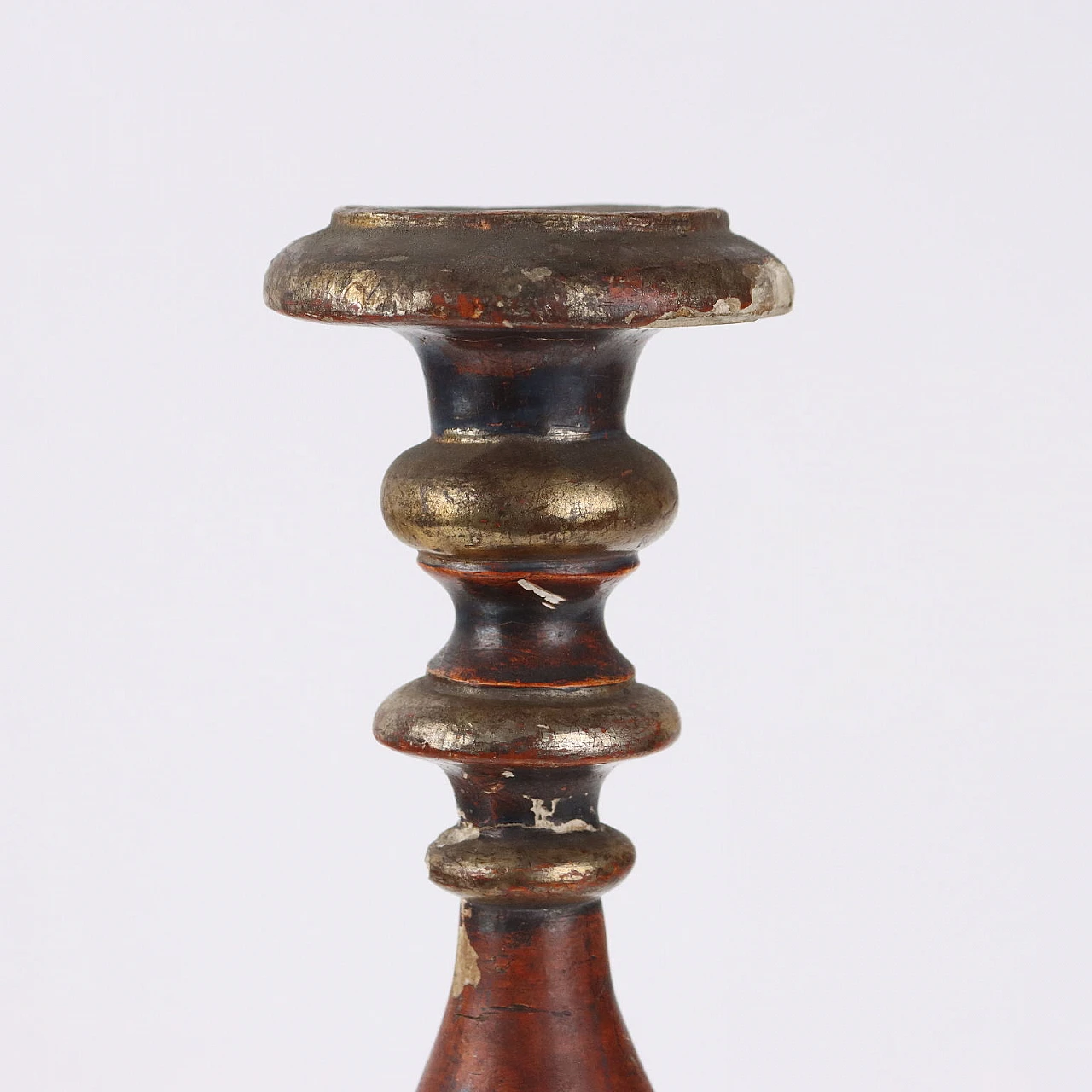 Carved wooden torch, late 19th century 3