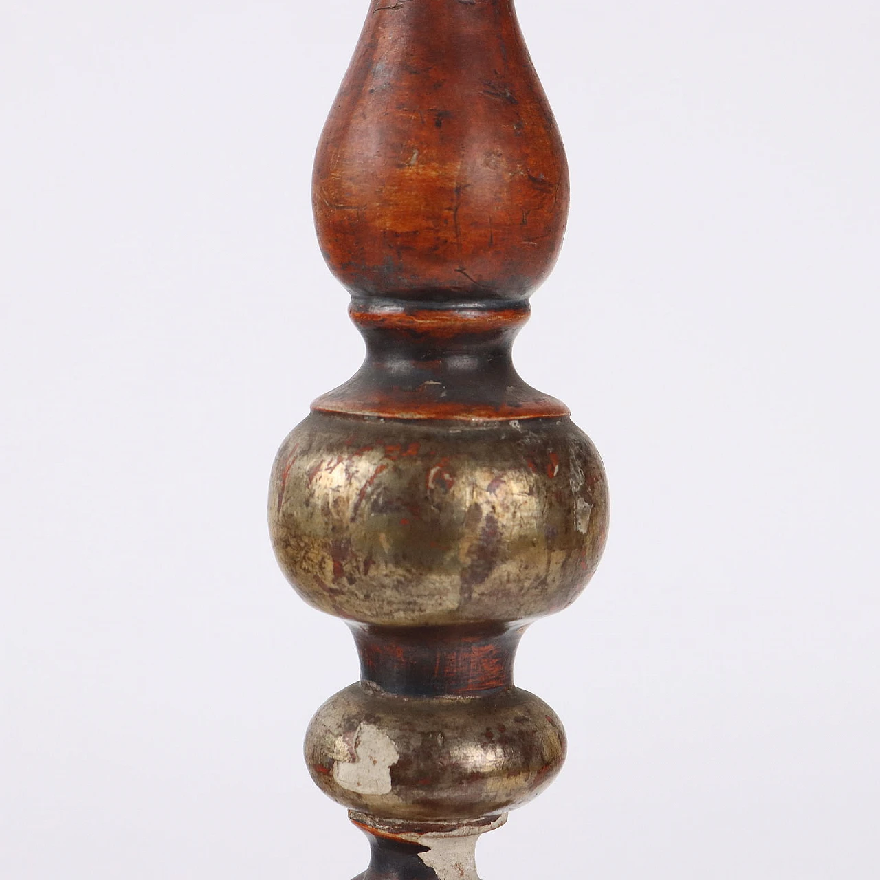 Carved wooden torch, late 19th century 5