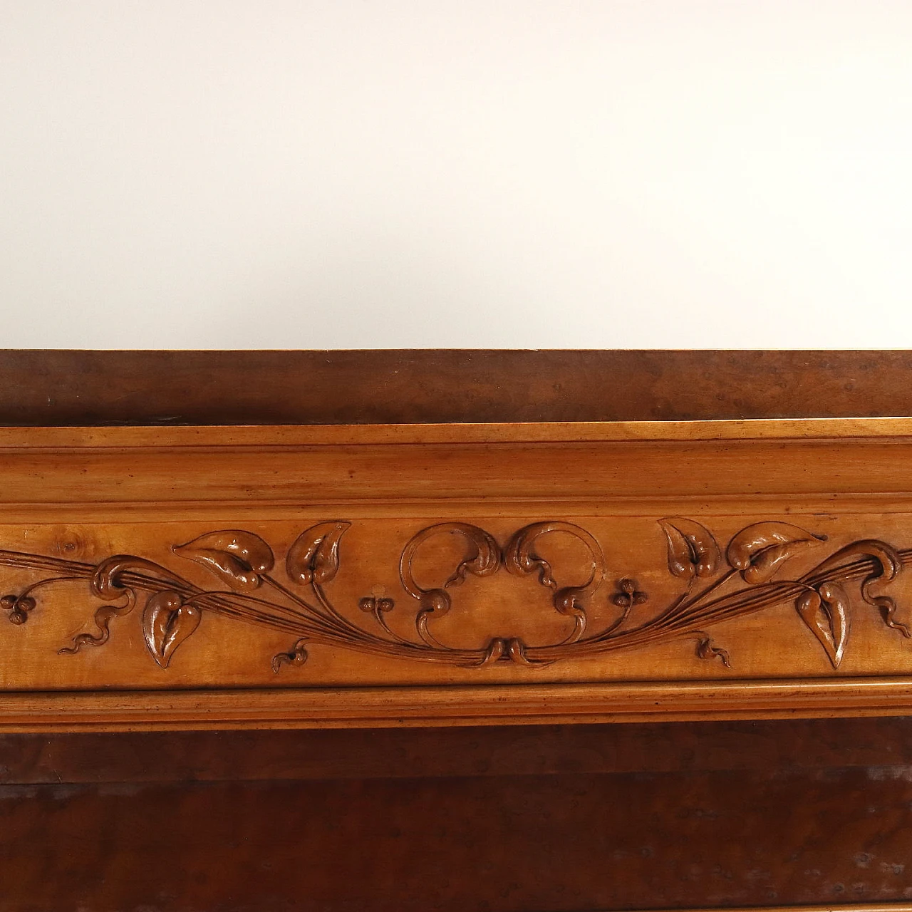 Art Nouveau wardrobe in cherry and mahogany, early 20th century 5