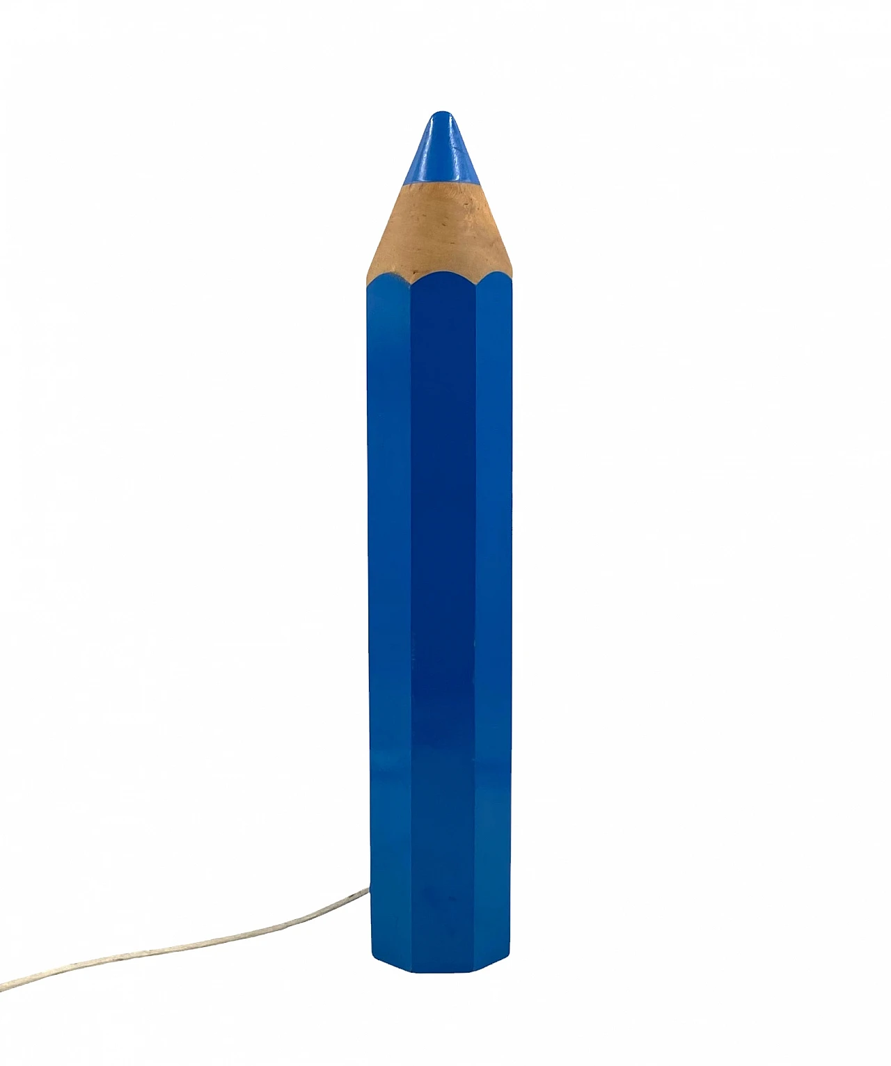 Lampada da tavolo Pencil blu di Pierre Sala, Ed. Vilac, anni '80 6