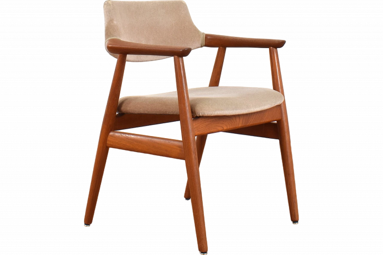 Mid-Century Danish Teak Armchair by Svend Åge Eriksen for Glostrup, 60 12