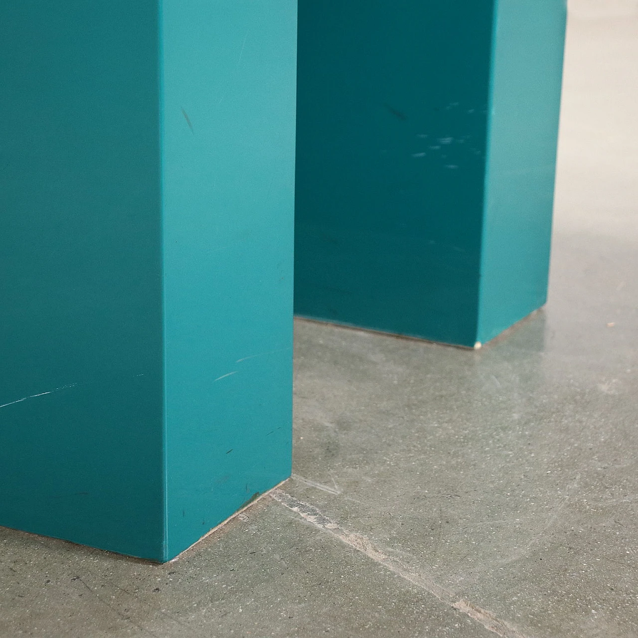 Square table with smoked glass top, 1980s 7