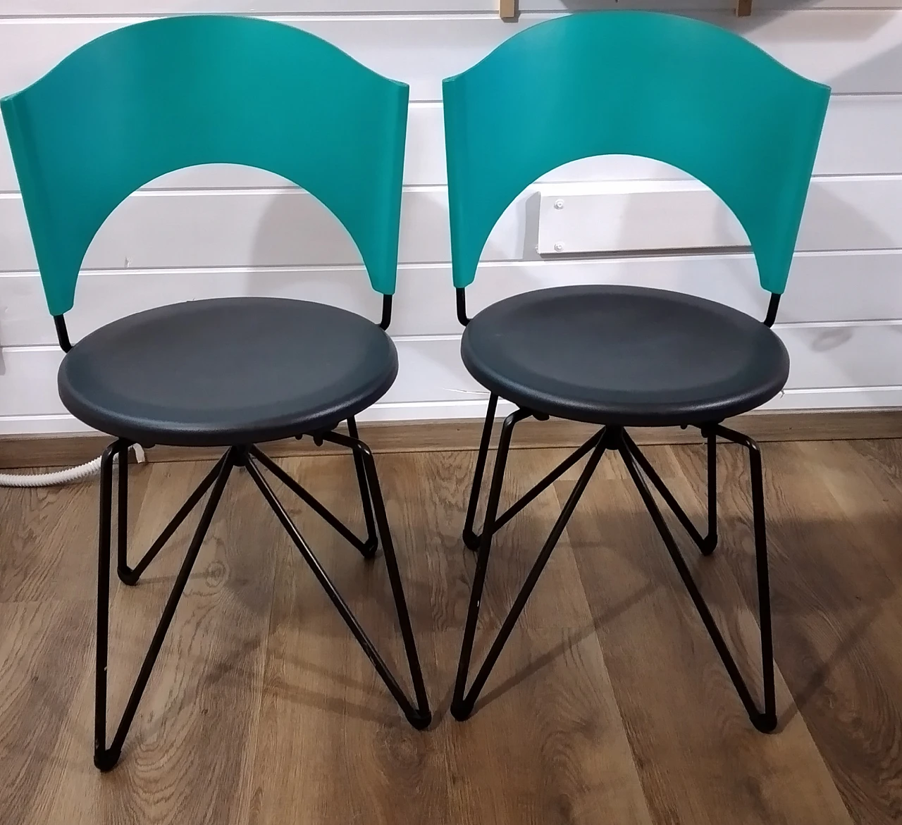 Pair of chairs by Carlo Bartoli for Bonaldo, 80s 6