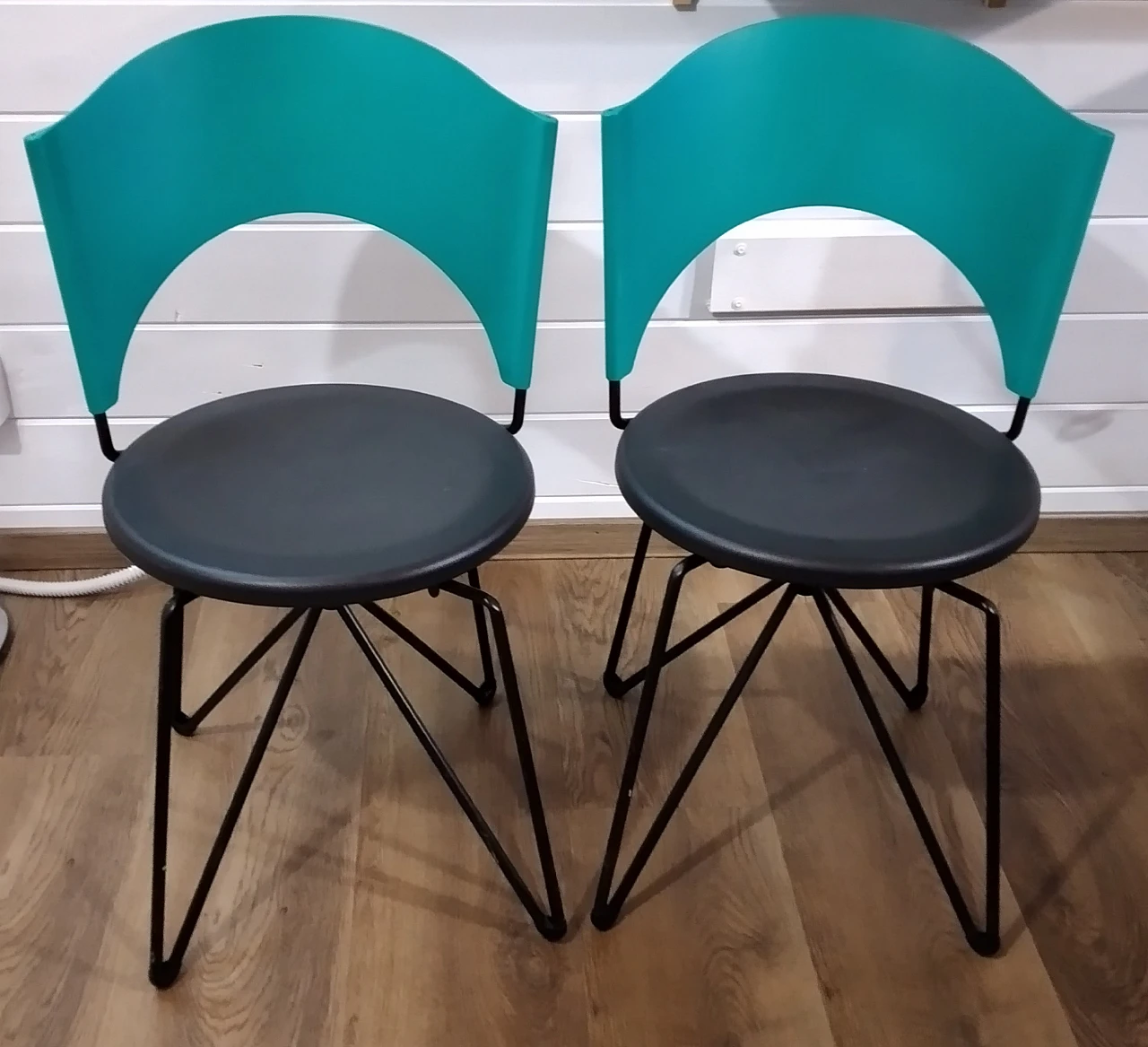 Pair of chairs by Carlo Bartoli for Bonaldo, 80s 7