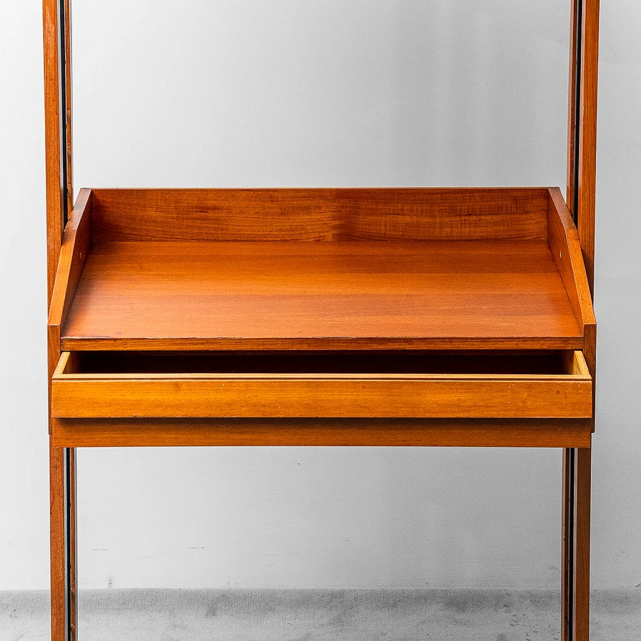 Teak bookcase cabinet, 1960s 11