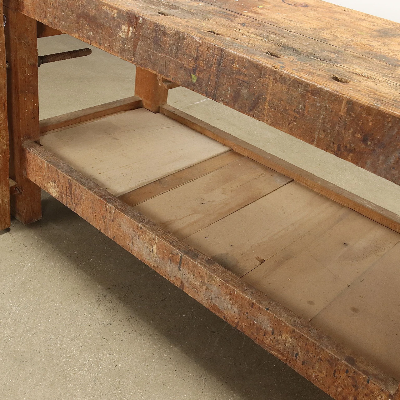 Solid oak joiner's bench 5