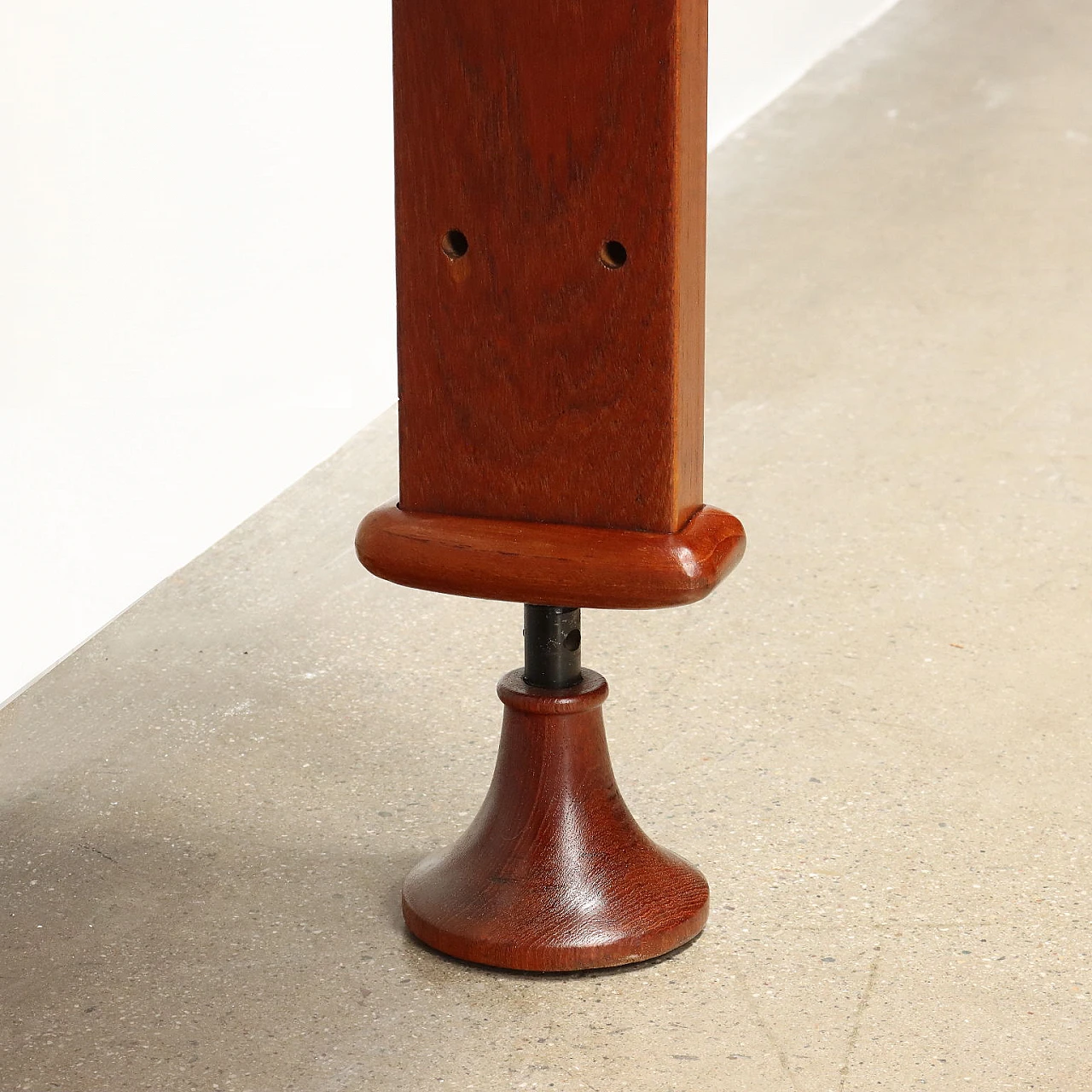 Two-bay bookcase in teak veneer wood, 1960s 10