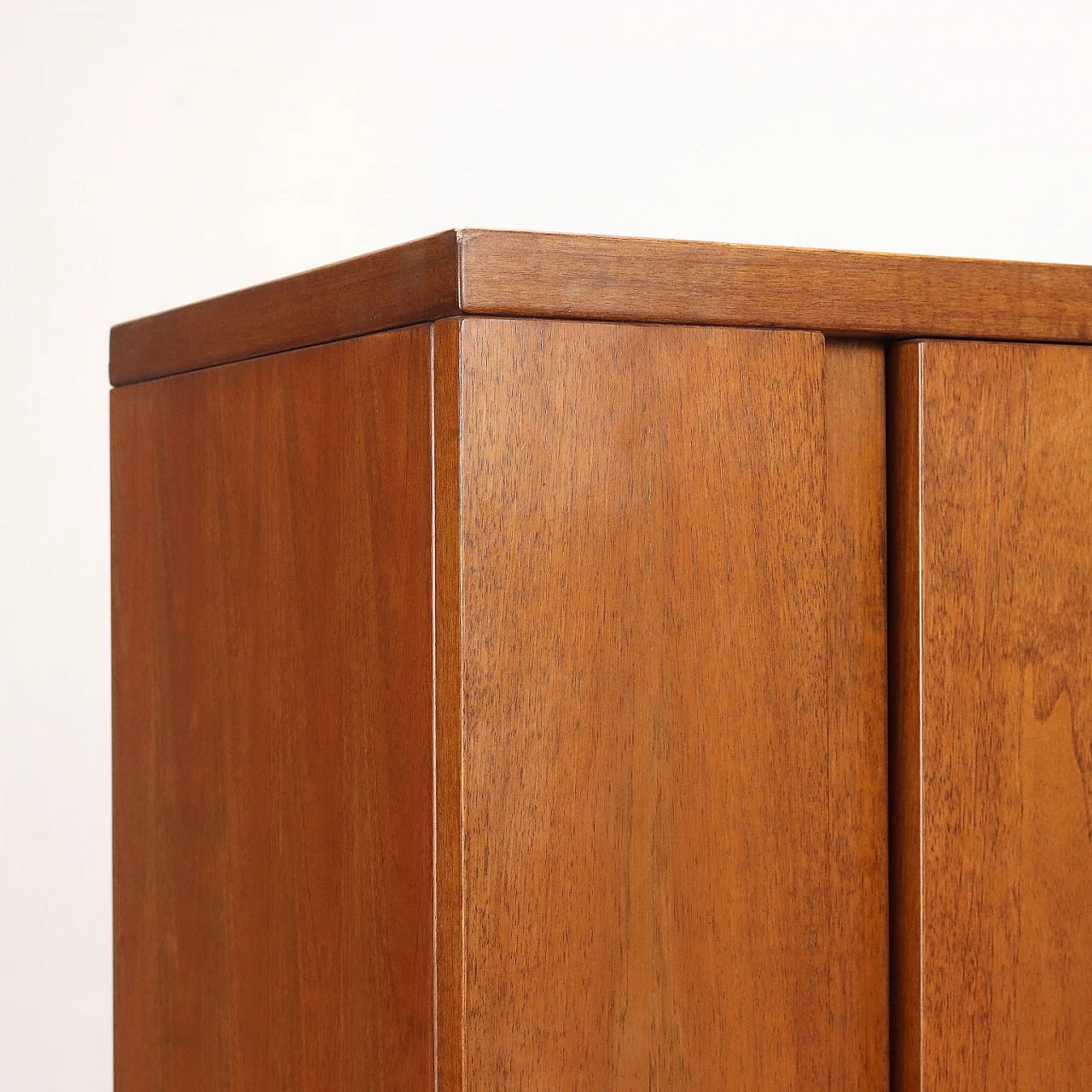 Walnut Torbecchia cupboard by G. Michelucci for Poltronova, 1960s 4