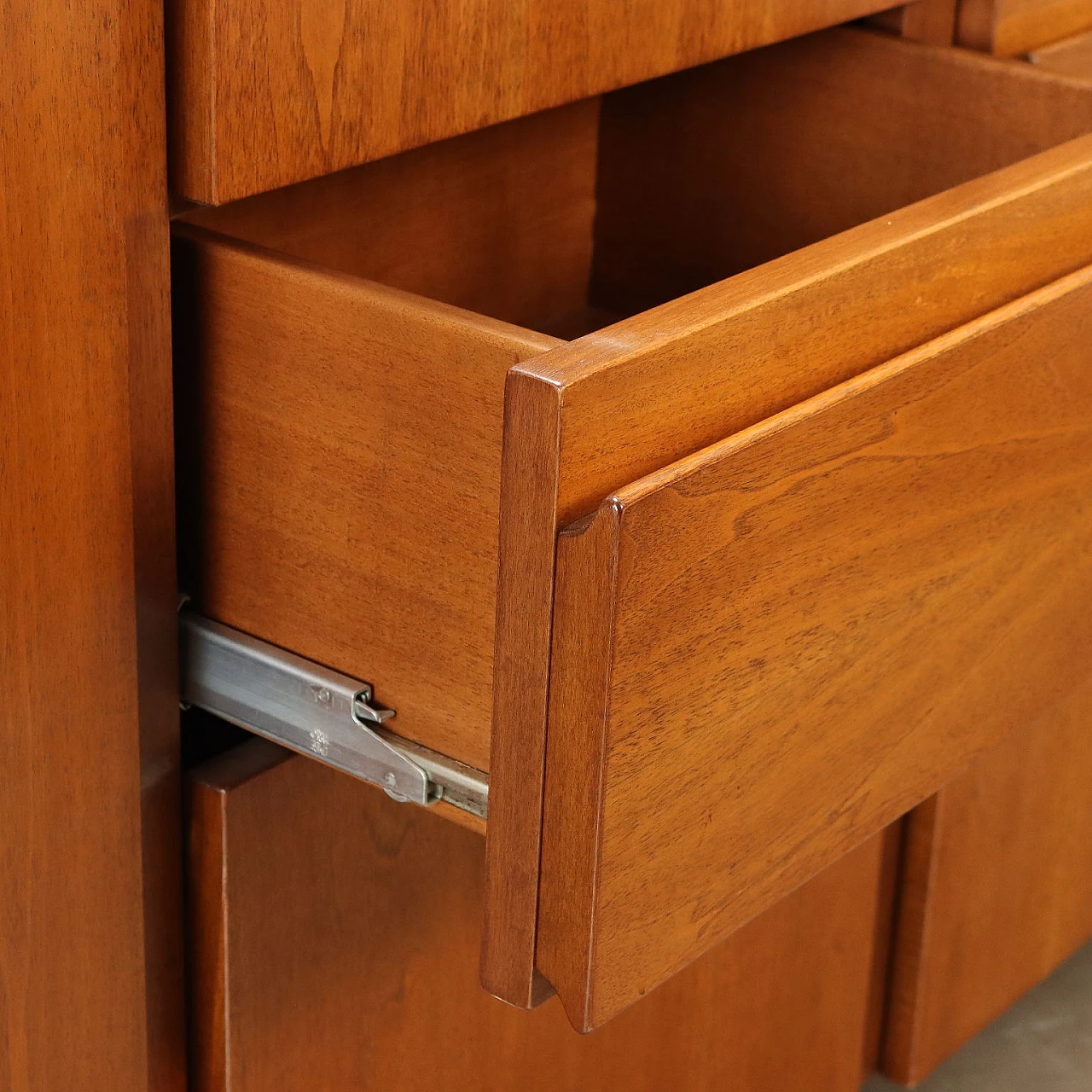 Walnut Torbecchia cupboard by G. Michelucci for Poltronova, 1960s 5