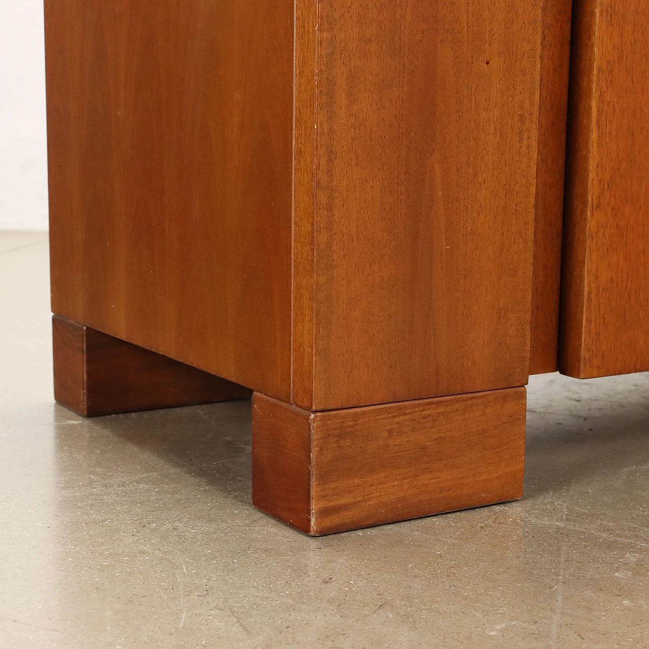 Walnut Torbecchia cupboard by G. Michelucci for Poltronova, 1960s 9