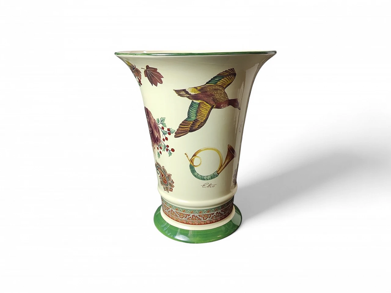 Vaso in ceramica di Etro Milano, anni '80 1