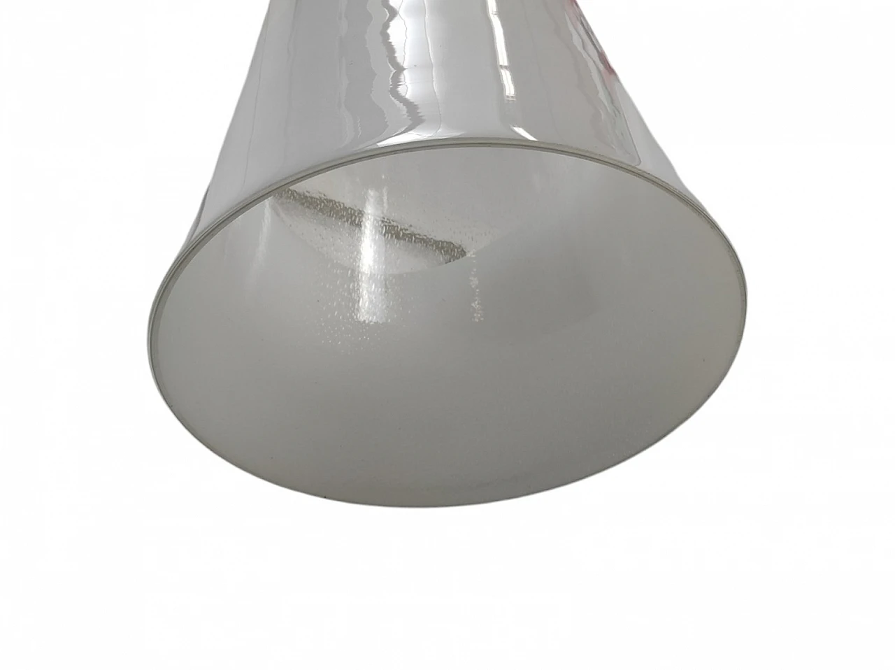 Murano dlass pendant lamp by Mazzega, 1970s 7