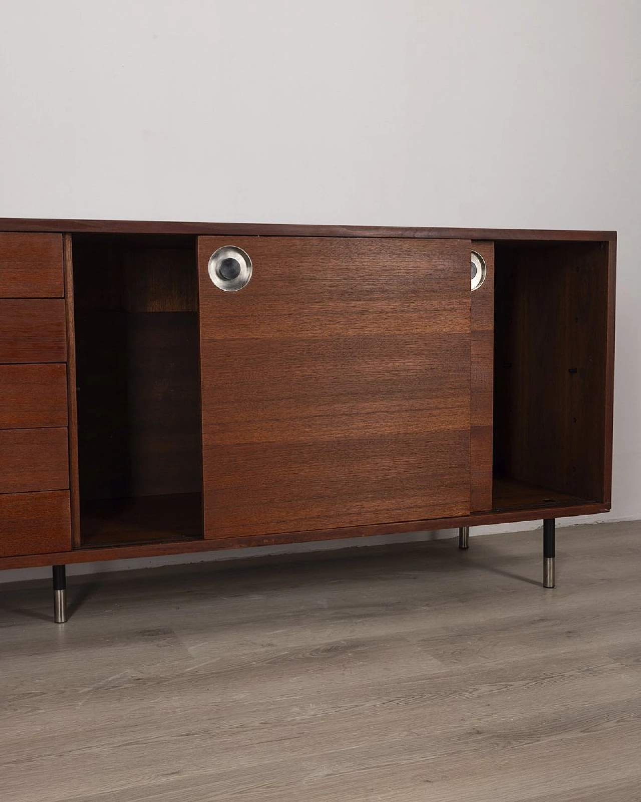 Vintage Italian Sideboard in Teak, 1960s 8