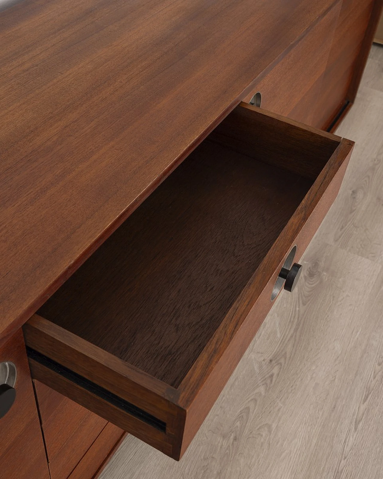 Vintage Italian Sideboard in Teak, 1960s 12