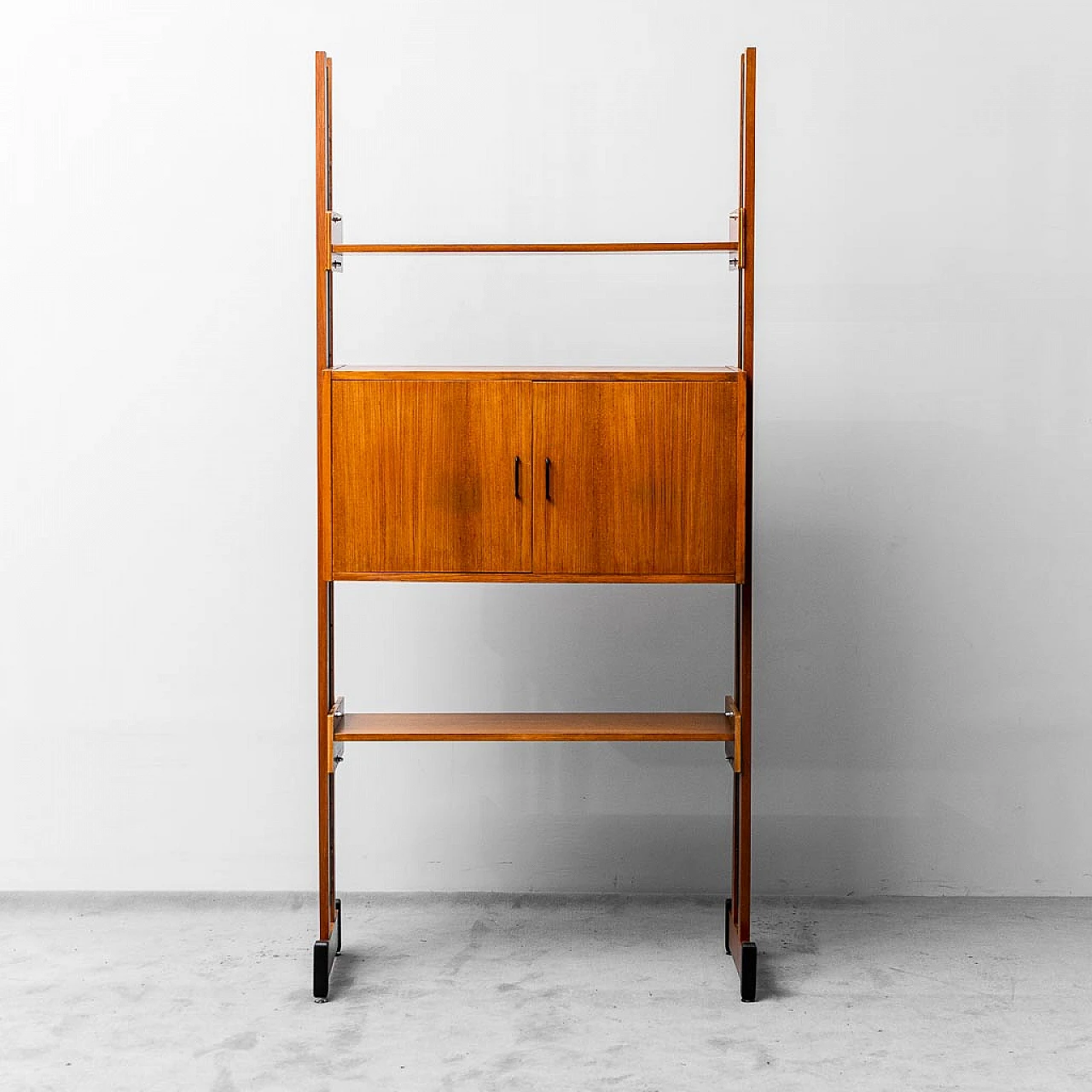 Teak bookcase cabinet, 1960s 4