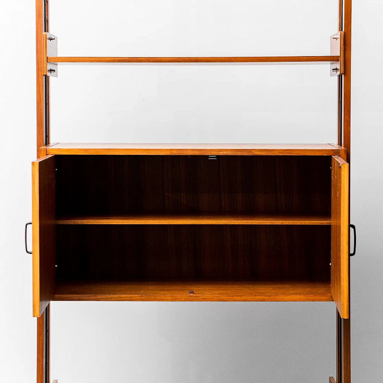 Teak bookcase cabinet, 1960s 5