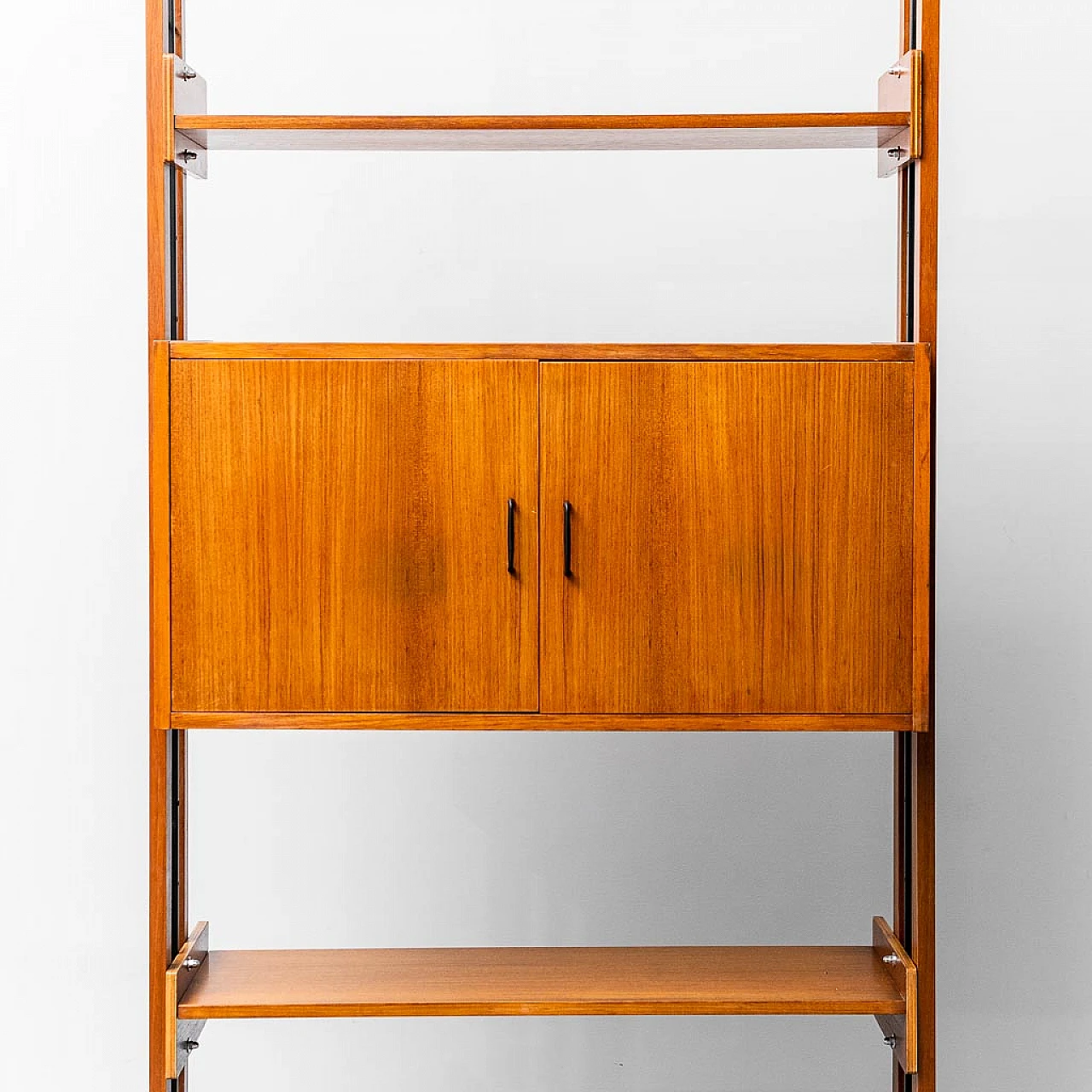 Teak bookcase cabinet, 1960s 6