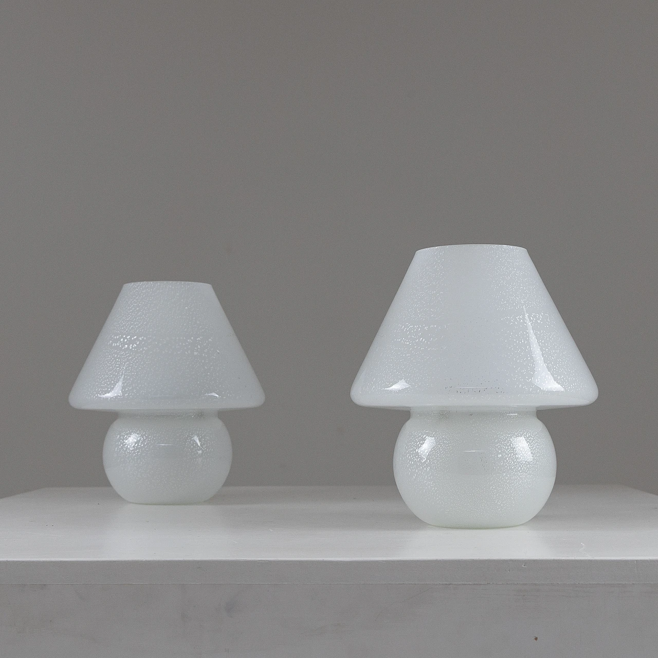 Pair of table lamps, Murano 1970 3