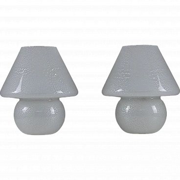 Pair of table lamps, Murano 1970