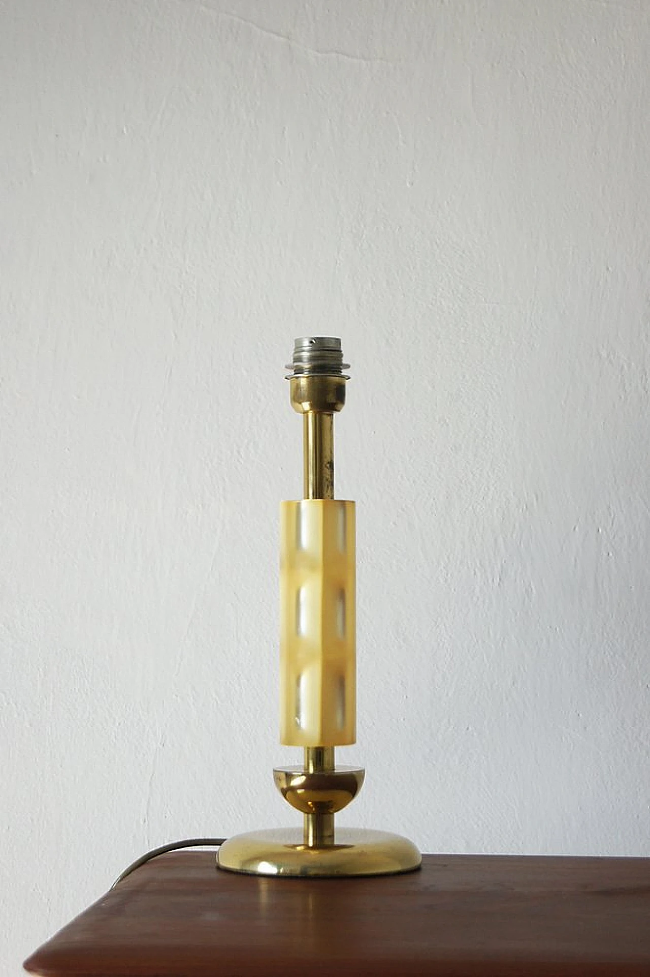 Brass table lamp by Lorentzons, 1960s 2