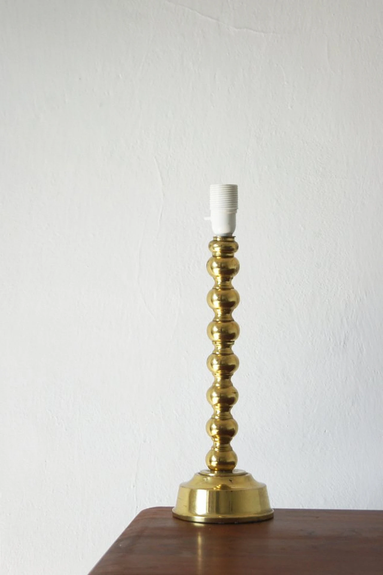 Scandinavian brass table Llamp by Lorentzons, 1960s 2