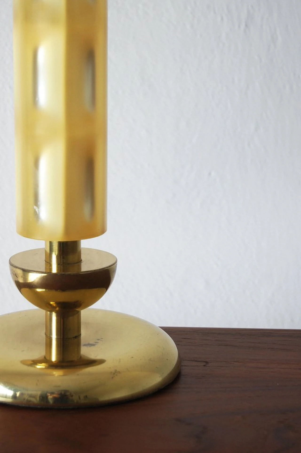 Brass table lamp by Lorentzons, 1960s 3