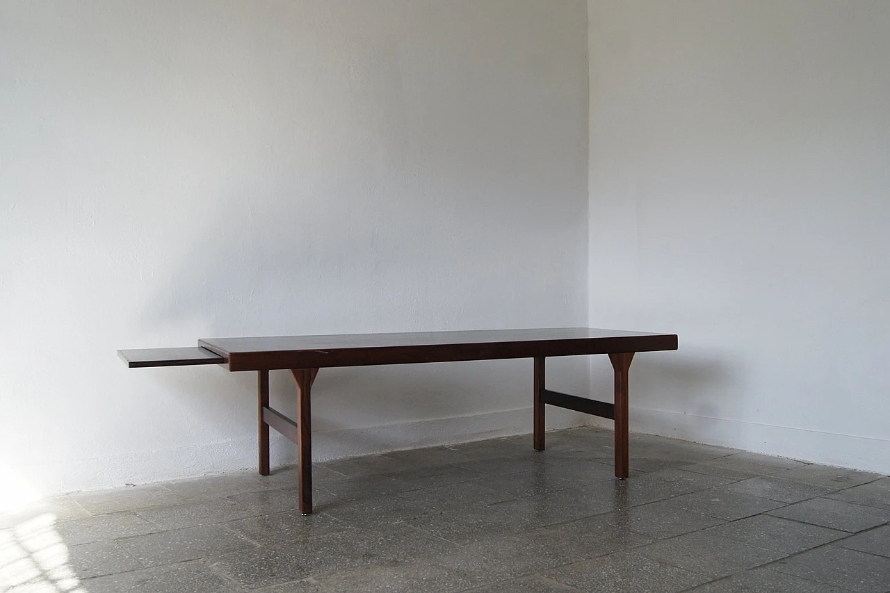 Mid-Century Danish rosewood coffee table by Dyrlund, 1960s 2