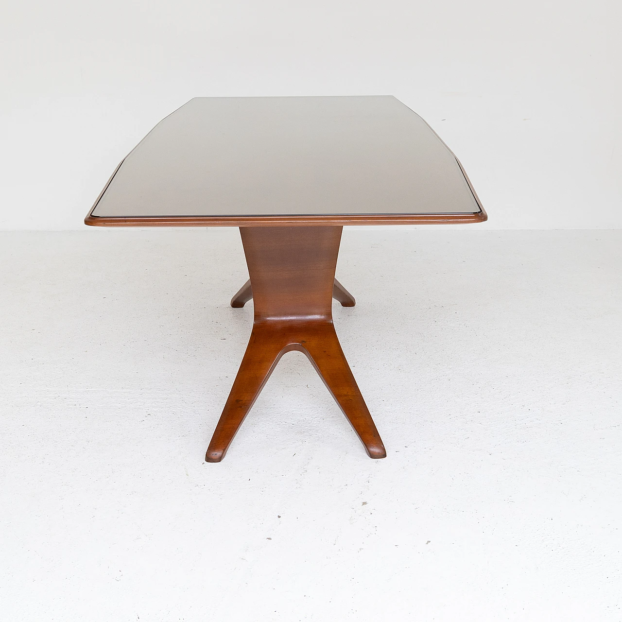 Cherrywood table by La Permanente furniture Cantù, 1970s 1