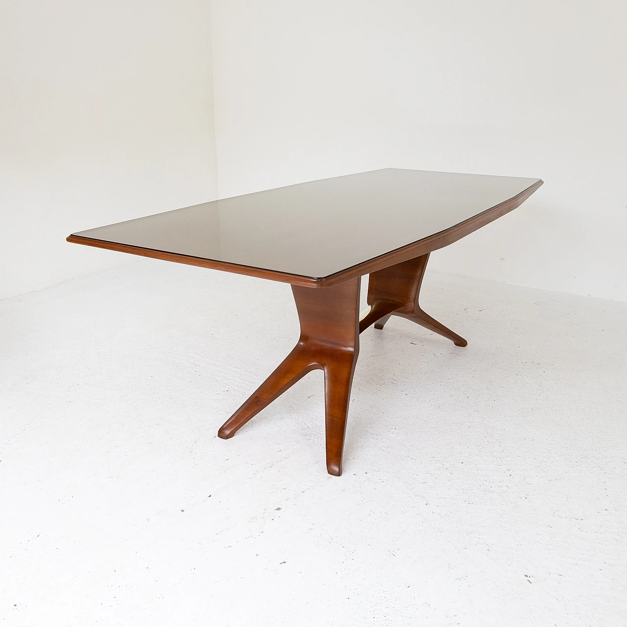 Cherrywood table by La Permanente furniture Cantù, 1970s 2