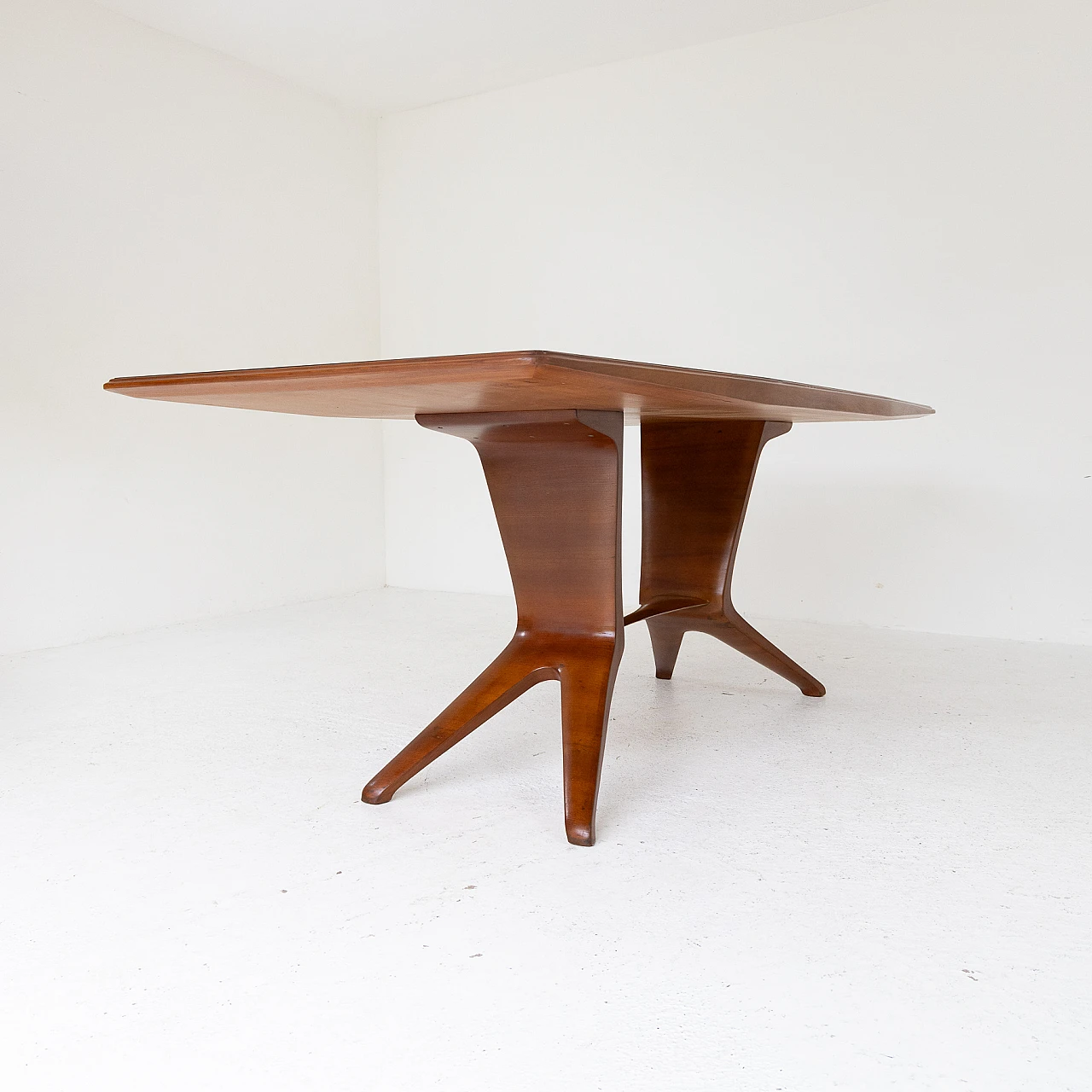 Cherrywood table by La Permanente furniture Cantù, 1970s 3