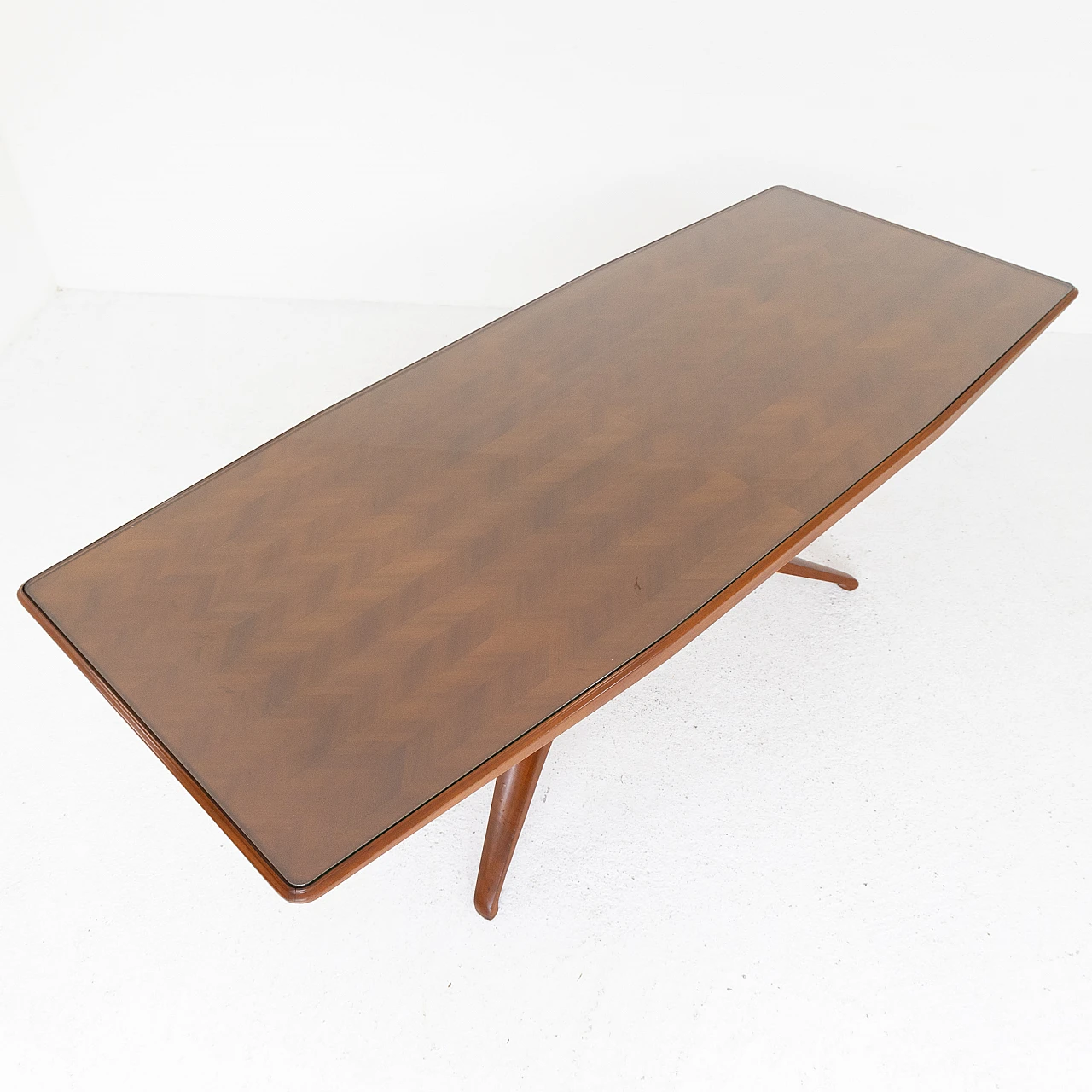 Cherrywood table by La Permanente furniture Cantù, 1970s 7